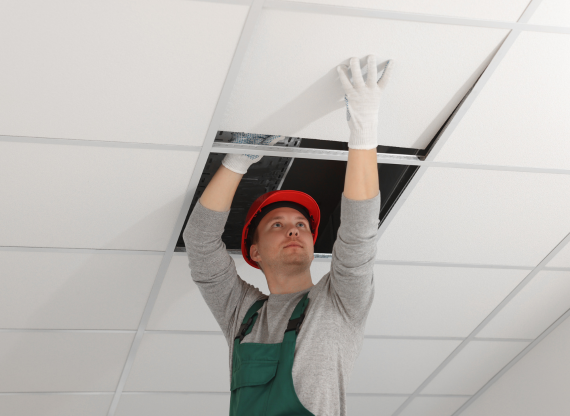 Gypsum ceiling